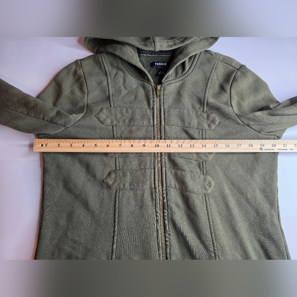 Torrid Olive Utility Jacket - Picture 7 of 11